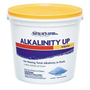 leslie's alkalinity up - swimming pool total alkalinity increaser - 100% sodium bicarbonate - 5 pounds