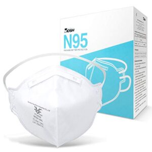 fangtian n95 mask niosh approved particulate respirators protective face mask - pack of 30 (model ft-n040 / approval number tc-84a-7861),white