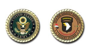 101st airborne division desert storm challenge coin - officially licensed