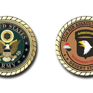 101st Airborne Division Desert Storm Challenge Coin - Officially Licensed