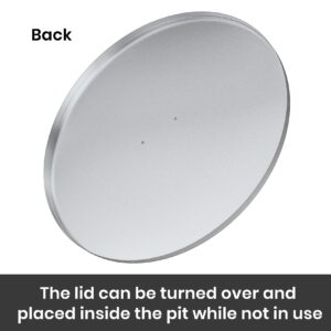 Stanbroil 34" Stainless Steel Fire Pit Cover Fits 31" & 30" Round Drop-in Fire Pit Pan