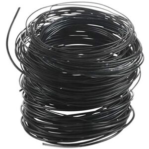 pumbaa 9 rolls bonsai wires anodized aluminum bonsai training wire with 3 sizes (1.0 mm,1.5 mm,2.0 mm),total 147 feet - black