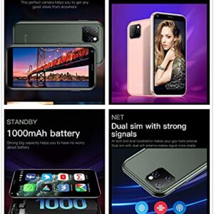 SOYES XS11 3G Mini Smartphone 2.5Inch WiFi GPS China Mobile RAM 1GB ROM 8GB Quad Core Android Cell Phones 3D Glass Slim Body HD Camera Dual Sim Google Play Cute Smartphone (Black)