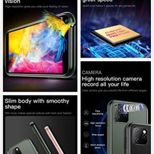 SOYES XS11 3G Mini Smartphone 2.5Inch WiFi GPS China Mobile RAM 1GB ROM 8GB Quad Core Android Cell Phones 3D Glass Slim Body HD Camera Dual Sim Google Play Cute Smartphone (Black)