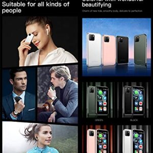 SOYES XS11 3G Mini Smartphone 2.5Inch WiFi GPS China Mobile RAM 1GB ROM 8GB Quad Core Android Cell Phones 3D Glass Slim Body HD Camera Dual Sim Google Play Cute Smartphone (Black)