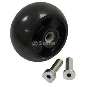 stens deck wheel kit 210-309 compatible with/replacement for john deere 1550 terraincut front mower, 1570 terraincut front mower, 1575 terraincut front mower, 1580 terraincut front mower am125172