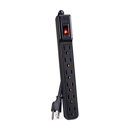 CyberPower GS608B Power Strip, 6 Outlets, 8 ft Power Cord, Black