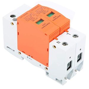 2 Pole 1 Piece Protection Device DIN Rail Mount Protector Low Voltage Device 10-20KA 420V Electronic Lightning Protection