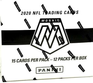 2020 panini mosaic nfl football cello box (12 pks/bx)