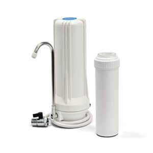 proone coldstream countertop water filter system, includes dedicated faucet