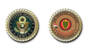 24th infantry division desert storm challenge coin - officially licensed