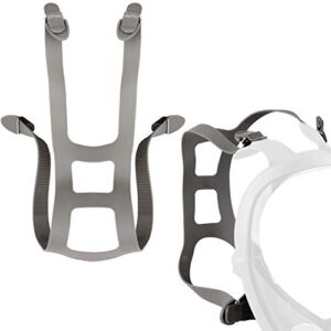 impresa - replacement head harness straps for respirator mask - 2 pack - compatible with 3m full facepieces 6000 series - 51131370055 - size 6897/37005(aad)