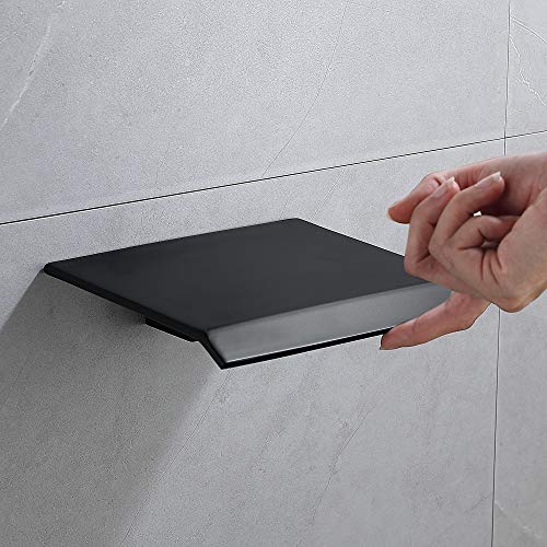 Bathtub Shower Faucet 7.1 Inch Tub Spout Matte Black Wall Mount Waterfall Tub Faucet