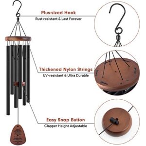 YOUNTASY Sympathy Wind Chimes , Bereavement/Memorial /Sympathy Gift in Memory of Loved One Loss of Mother Father Condolence Remembrance 32 Inch