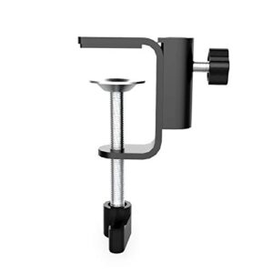 replacement aluminum alloy c-clamp desk light clamp mount holder cantilever bracket with 1/4 inch thread hole for desktop table lamp