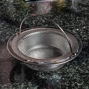 MAEXUS Sink Drain Strainer, Kitchen Sink Strainer, Sink Stopper, Drain Stopper Used to Prevent Clogging of Kitchen Sinks (4.5 Inches in Diameter)