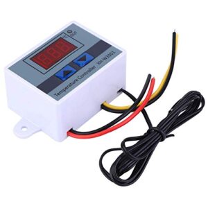 Vipxyc Temperature Controller, 12V 120W Anti-Interference with Sensitive Sensor Probe for Temperature Control Protection Thermostat Switch