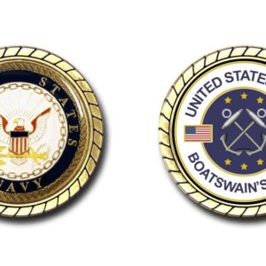 US Navy Boatswains Mate Challenge Coin - Officially Licensed