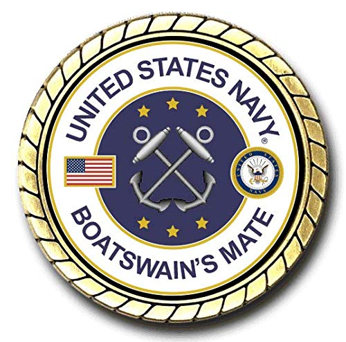 US Navy Boatswains Mate Challenge Coin - Officially Licensed
