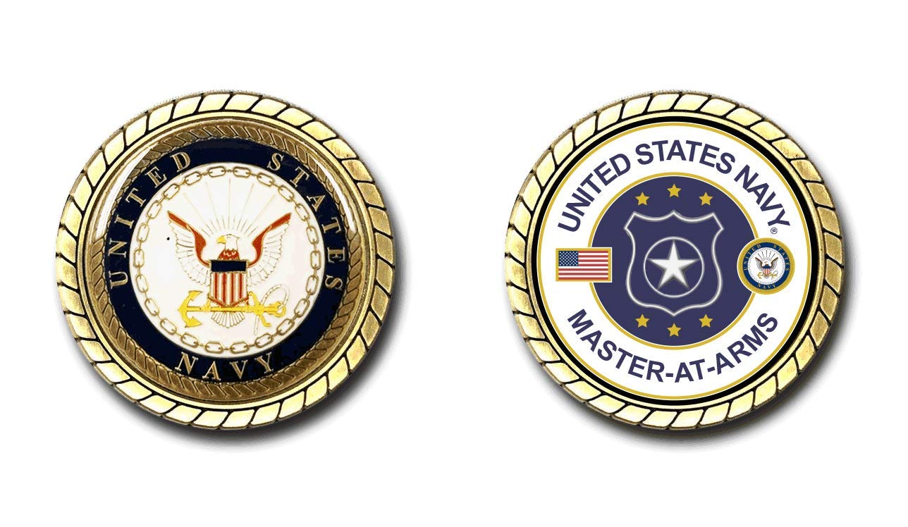 US Navy Master at Arms Challenge Coin - Officially Licensed