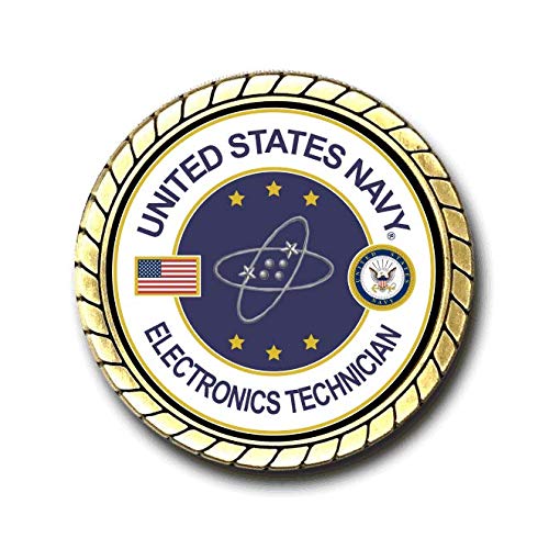 US Navy Electronics Technician Challenge Coin - Officially Licensed