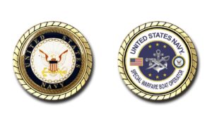 us navy special warfare boat operator challenge coin - officially licensed
