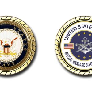 US Navy Special Warfare Boat Operator Challenge Coin - Officially Licensed