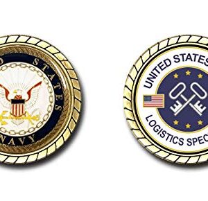 US Navy Logistics Specialist Challenge Coin - Officially Licensed
