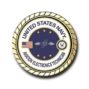 US Navy Aviation Electronics Technician Challenge Coin - Officially Licensed