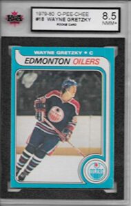 1979-80 o pee chee hockey card complete set 396 cards wayne gretzky rookie card graded ksa 8.5 nm+