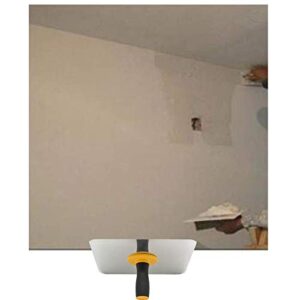 Lightweight Premium Aluminum Plate Plastering Hawk Plastering Hand Board with Comfort Grip Handle 12 x 12-Inch