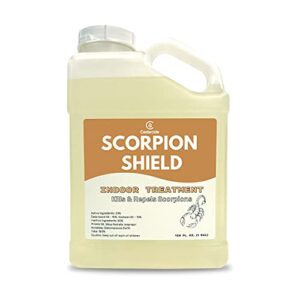 cedarcide scorpion shield (gallon) indoor cedar oil pest control spray - kills & repels scorpions and other pests guaranteed - pet safe