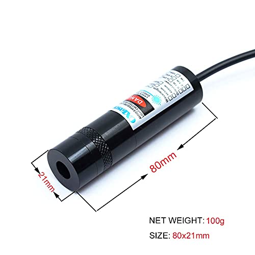 OXLasers Adjustable 5V 650nm Red Line Laser Module for Positioning Laser Alignment Locator for Wood Stone Fabric Cutting Laser Swamp (Line)