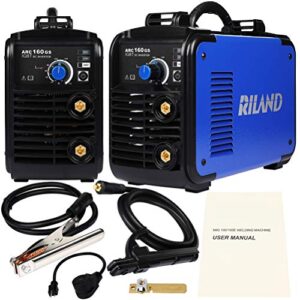 Riland ARC 160 GS Arc Welder Dual 110V/220V IGBT Inverter MMA stick welding machine Arc force. Hot start, Anti-sticking