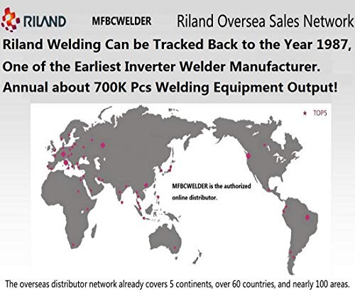 Riland ARC 160 GS Arc Welder Dual 110V/220V IGBT Inverter MMA stick welding machine Arc force. Hot start, Anti-sticking