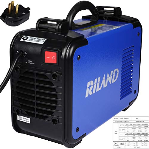 Riland ARC 160 GS Arc Welder Dual 110V/220V IGBT Inverter MMA stick welding machine Arc force. Hot start, Anti-sticking