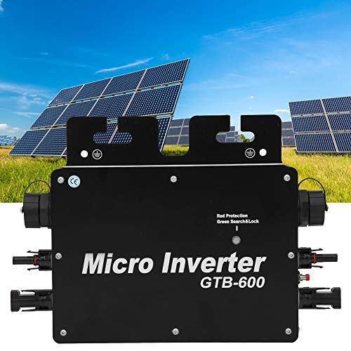 600W Grid Tie Inverter,MPPT Solar Power Grid Tie Inverter,Pure Sine Waving Inverter,Aluminum Alloy Micro Inverter(AC110-130V)