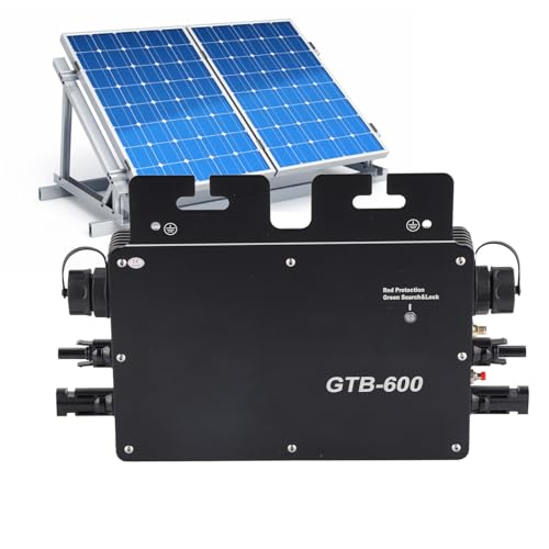 600W Grid Tie Inverter,MPPT Solar Power Grid Tie Inverter,Pure Sine Waving Inverter,Aluminum Alloy Micro Inverter(AC110-130V)