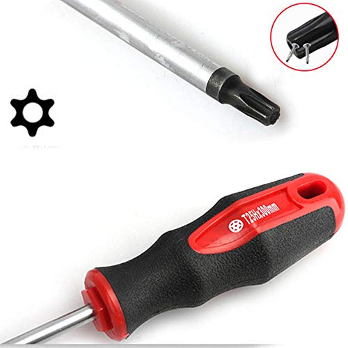 uoboeuq 12inch Extra Long Magnetic Torx Screwdrivers Security Tamper Proof, length 12''(300mm), Long star Screwdrivers (T20)