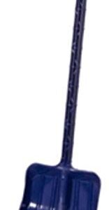 Rocky Mountain Goods Kids Snow Shovel - Perfect Sized Snow Shovel for Kids Age 3 to 12 - Safer Than Metal Snow Shovels - Extra Strength Single Piece Plastic Bend Proof Design (1, Blue)