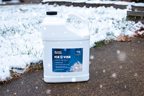 The Andersons Ice Vise Professional-Grade, Non-Toxic, Pet Safe, and Chloride-Free Liquid Ice Melt - 1 Gallon
