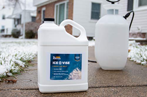 The Andersons Ice Vise Professional-Grade, Non-Toxic, Pet Safe, and Chloride-Free Liquid Ice Melt - 1 Gallon