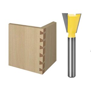 Meihejia 1/4 Inch Shank Dovetail Router Bit Set - 6 Sizes