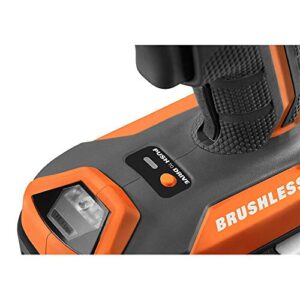 RIDGID 18-Volt Cordless Brushless Drywall Screwdriver with Collated Attachment (Tool-Only)