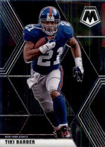 2020 panini mosaic #153 tiki barber new york giants nfl football trading card