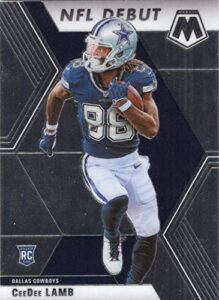 2020 panini mosaic #268 ceedee lamb rc rookie dallas cowboys nfl football trading card