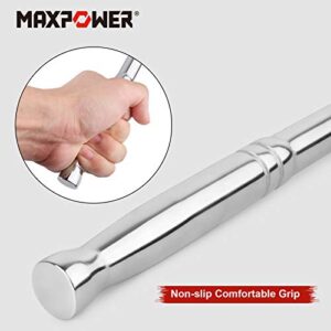 MAXPOWER 15-inch Breaker Bar 1/2 drive and 3/8 drive Flex Handle