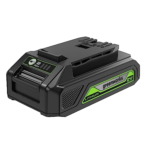 Greenworks 24V 2.0Ah Lithium-Ion Battery (Genuine Greenworks Battery / 125+ Compatible Tools)