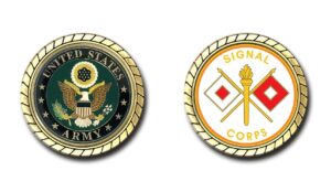 us army signal corps challenge coin