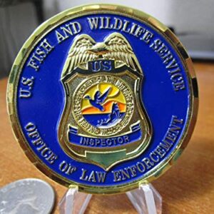 US Fish and Game Wildlife Service NC SC Ga Inspector Challenge Coin